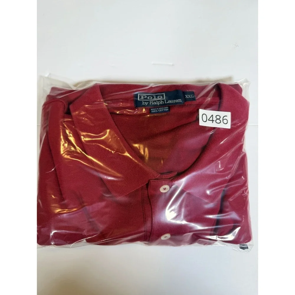 Polo Ralph Lauren Polo Shirt Mens 2XL Pink Performance Short Sleeve Pony Logo